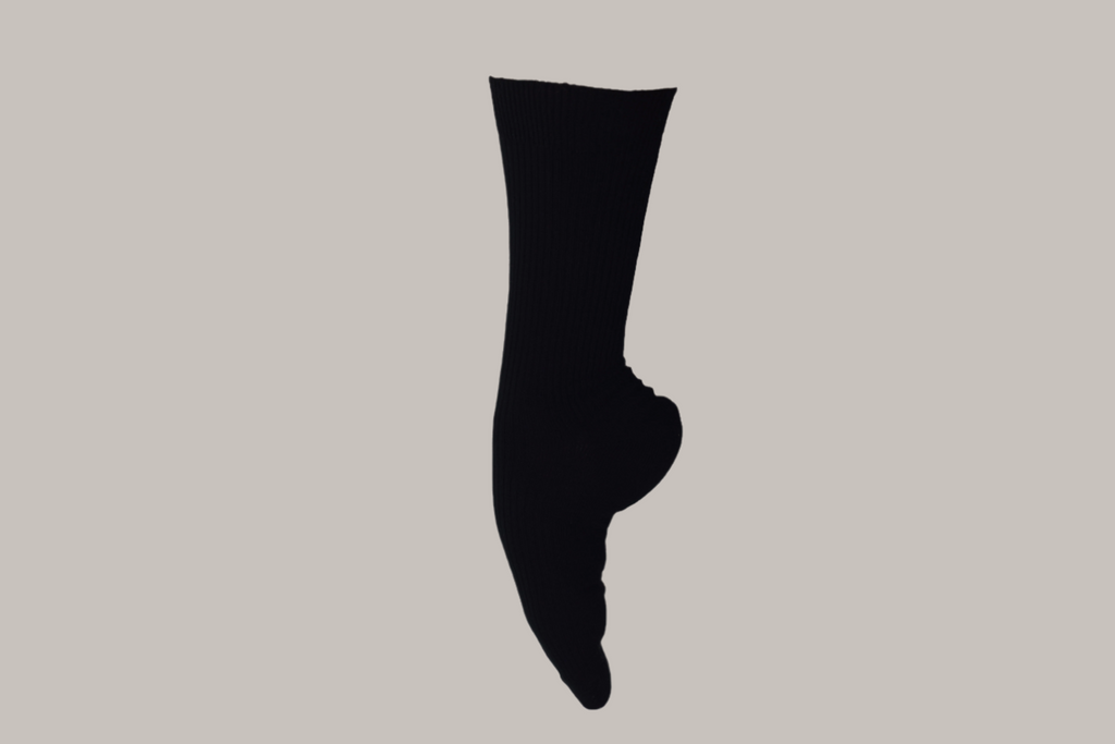 Gents Ballet Socks- Mens ballet socks. Black Dance socks