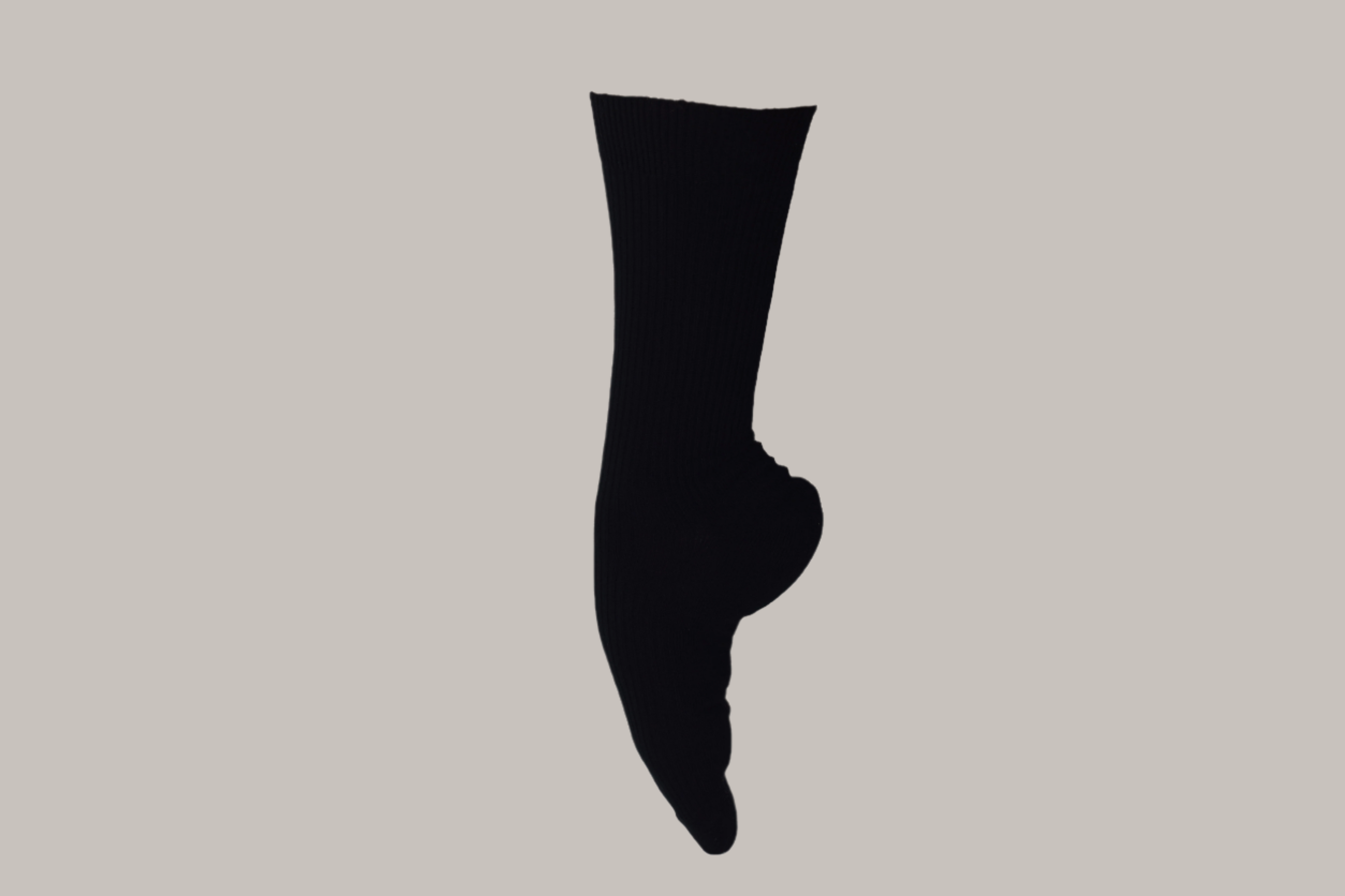 Gents Ballet Socks- Mens ballet socks. Black Dance socks